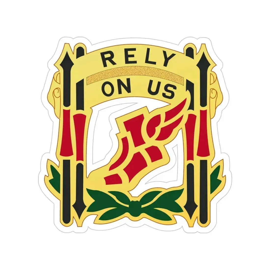 62 Maintenance Battalion (U.S. Army) Transparent STICKER Die-Cut Vinyl Decal 5 Inch - The Sticker Space