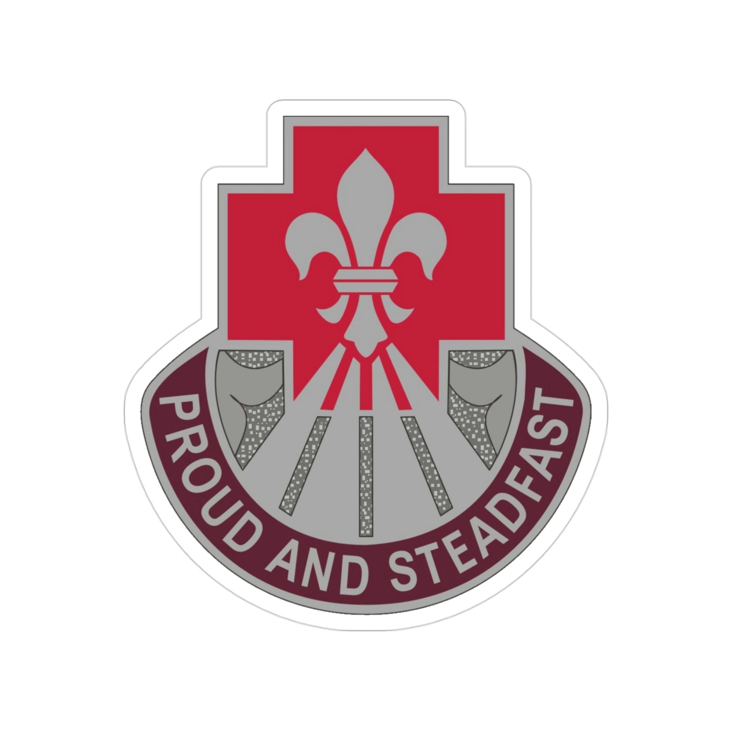 62 Medical Brigade 2 (U.S. Army) Transparent STICKER Die-Cut Vinyl Decal-3 Inch-The Sticker Space