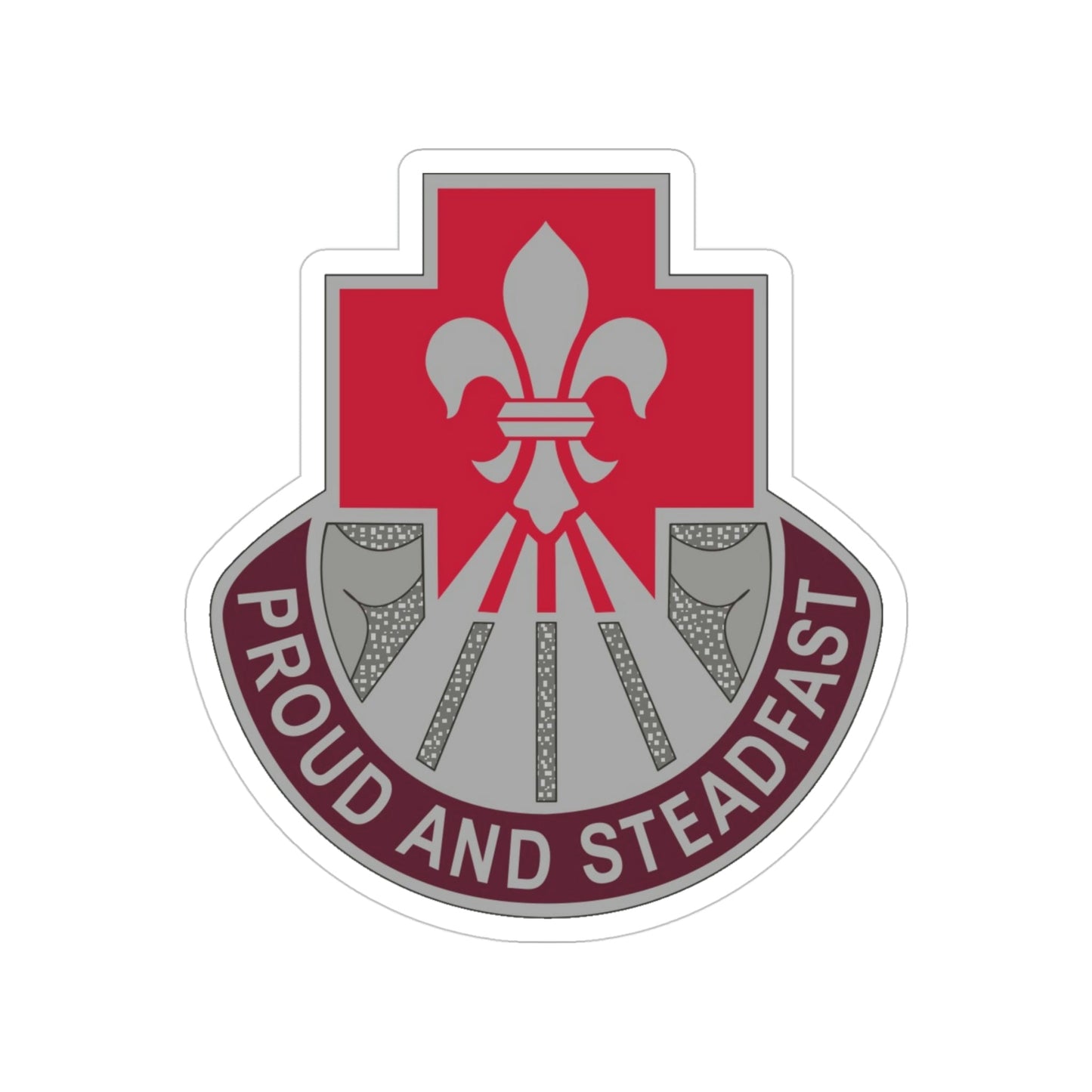 62 Medical Brigade 2 (U.S. Army) Transparent STICKER Die-Cut Vinyl Decal-4 Inch-The Sticker Space