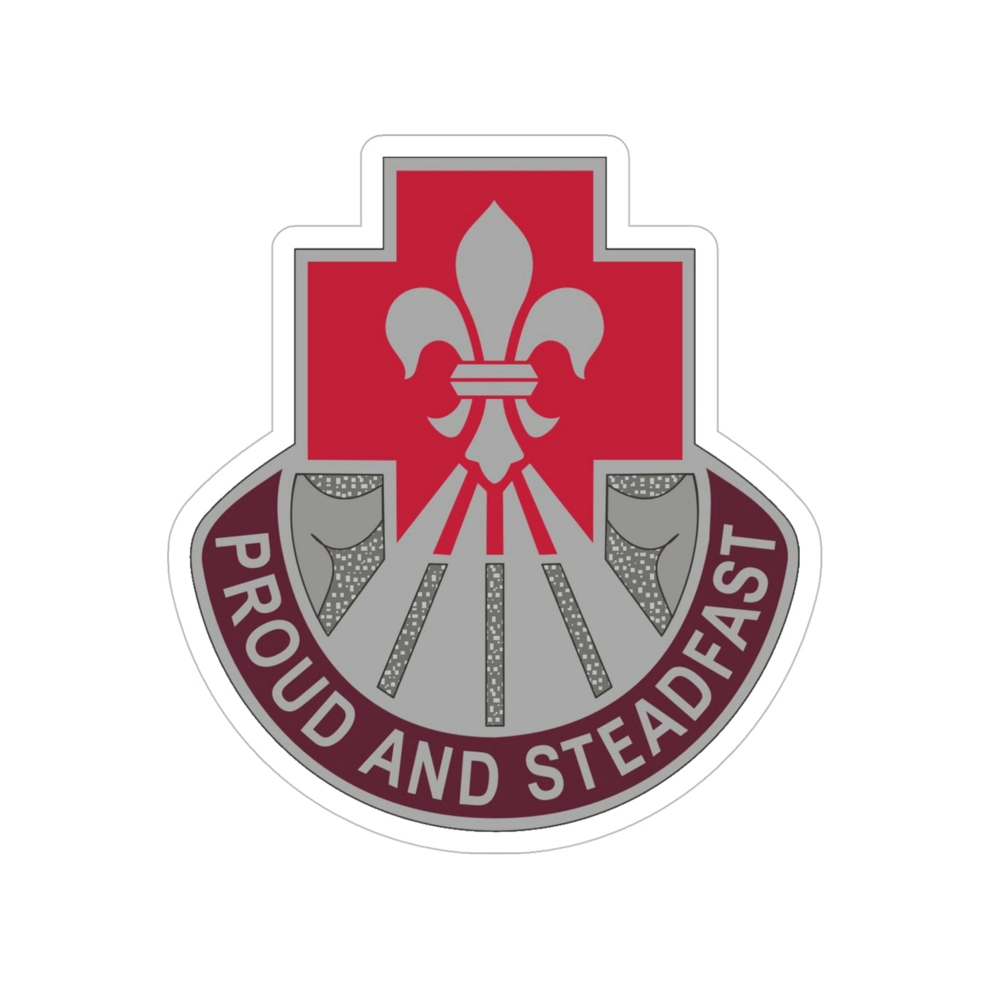 62 Medical Brigade 2 (U.S. Army) Transparent STICKER Die-Cut Vinyl Decal-5 Inch-The Sticker Space