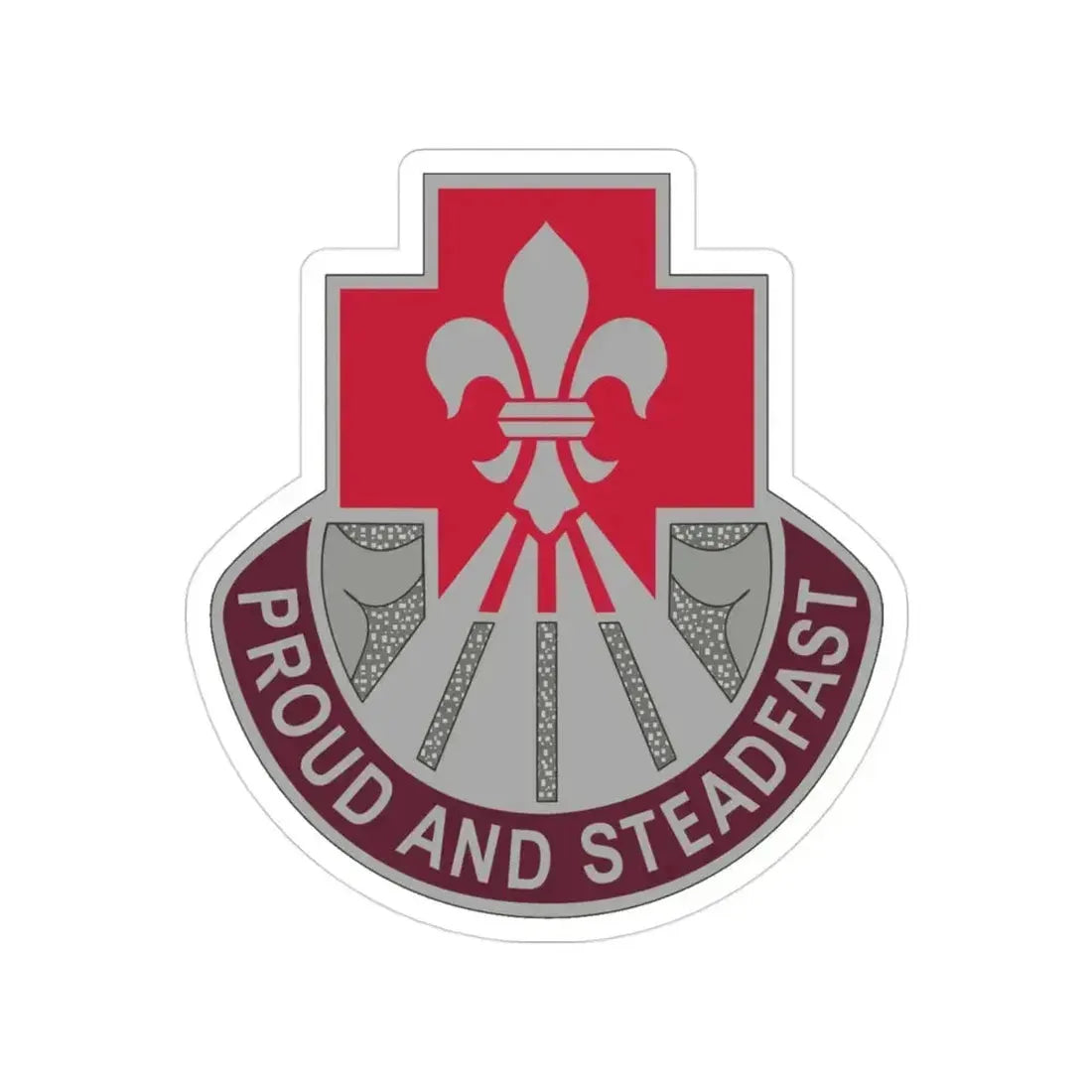 62 Medical Brigade 2 (U.S. Army) Transparent STICKER Die-Cut Vinyl Decal 3 Inch - The Sticker Space