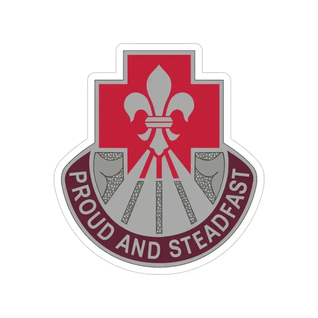 62 Medical Brigade 2 (U.S. Army) Transparent STICKER Die-Cut Vinyl Decal 5 Inch - The Sticker Space
