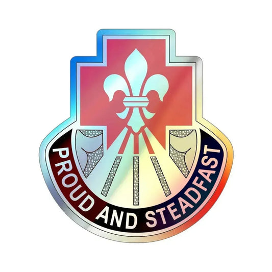 62 Medical Brigade v2 (U.S. Army) Holographic STICKER Die-Cut Vinyl Decal 6 Inch Holographic - The Sticker Space