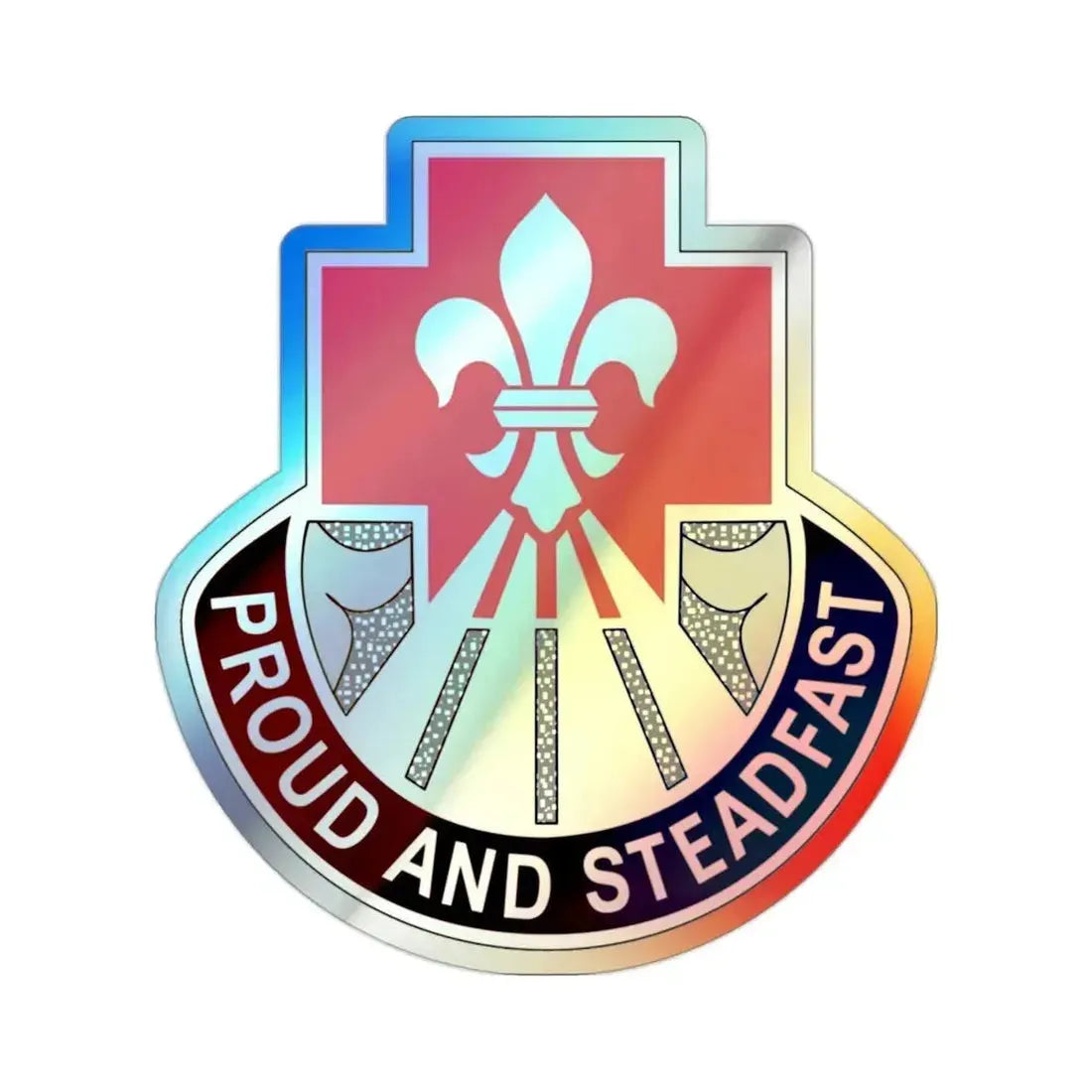 62 Medical Brigade v2 (U.S. Army) Holographic STICKER Die-Cut Vinyl Decal - The Sticker Space