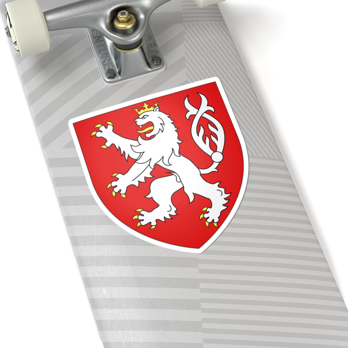 Blason Bo Bohême (Czech Republic) (Coat of Arms) STICKER Vinyl Kiss-Cut Decal