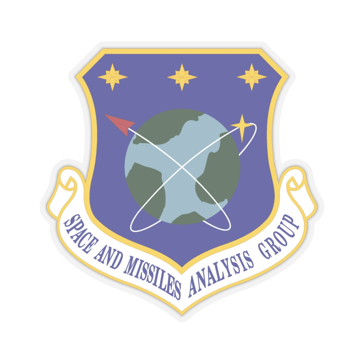 Space and Missiles Analysis Group (U.S. Air Force) STICKER Vinyl Kiss-Cut Decal