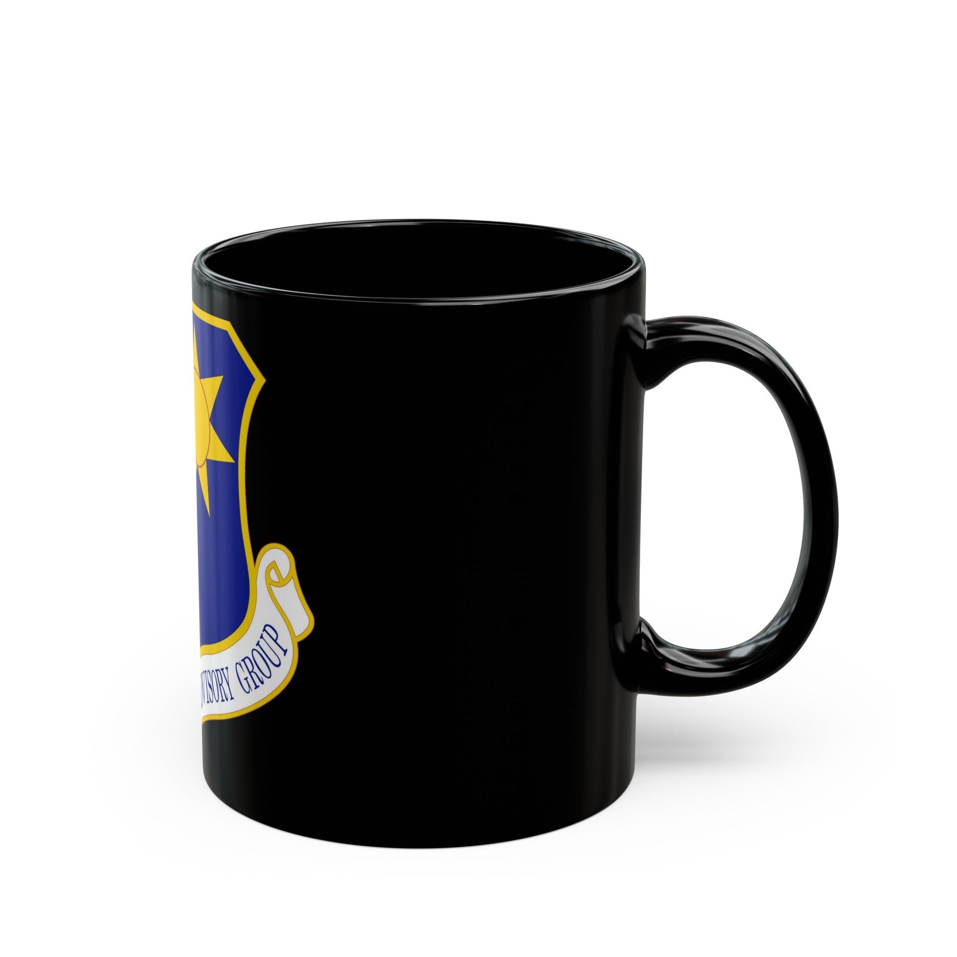 621 Air Mobility Advisory Group AMC (U.S. Air Force) Black Coffee Mug-The Sticker Space