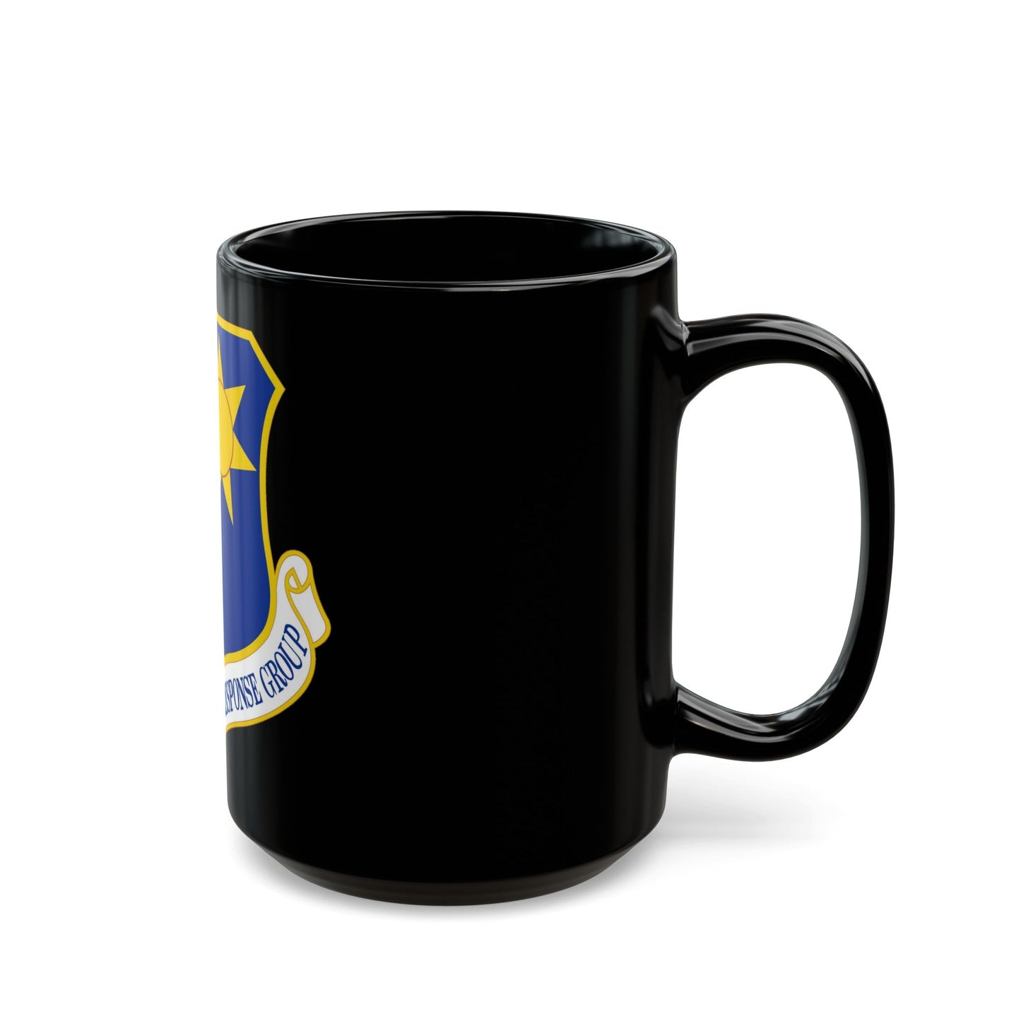 621 Contingency Response Group AMC (U.S. Air Force) Black Coffee Mug-The Sticker Space