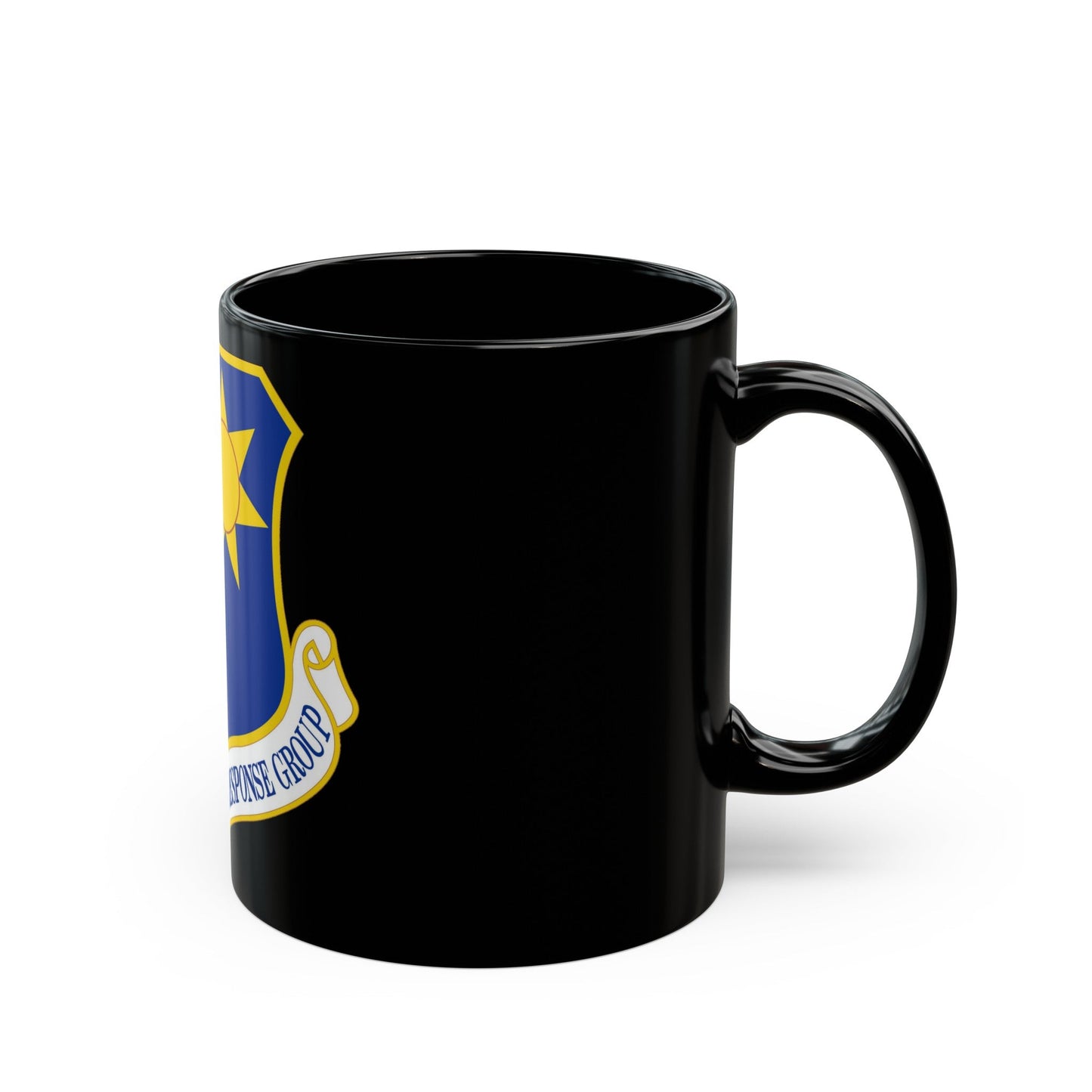 621 Contingency Response Group AMC (U.S. Air Force) Black Coffee Mug-The Sticker Space