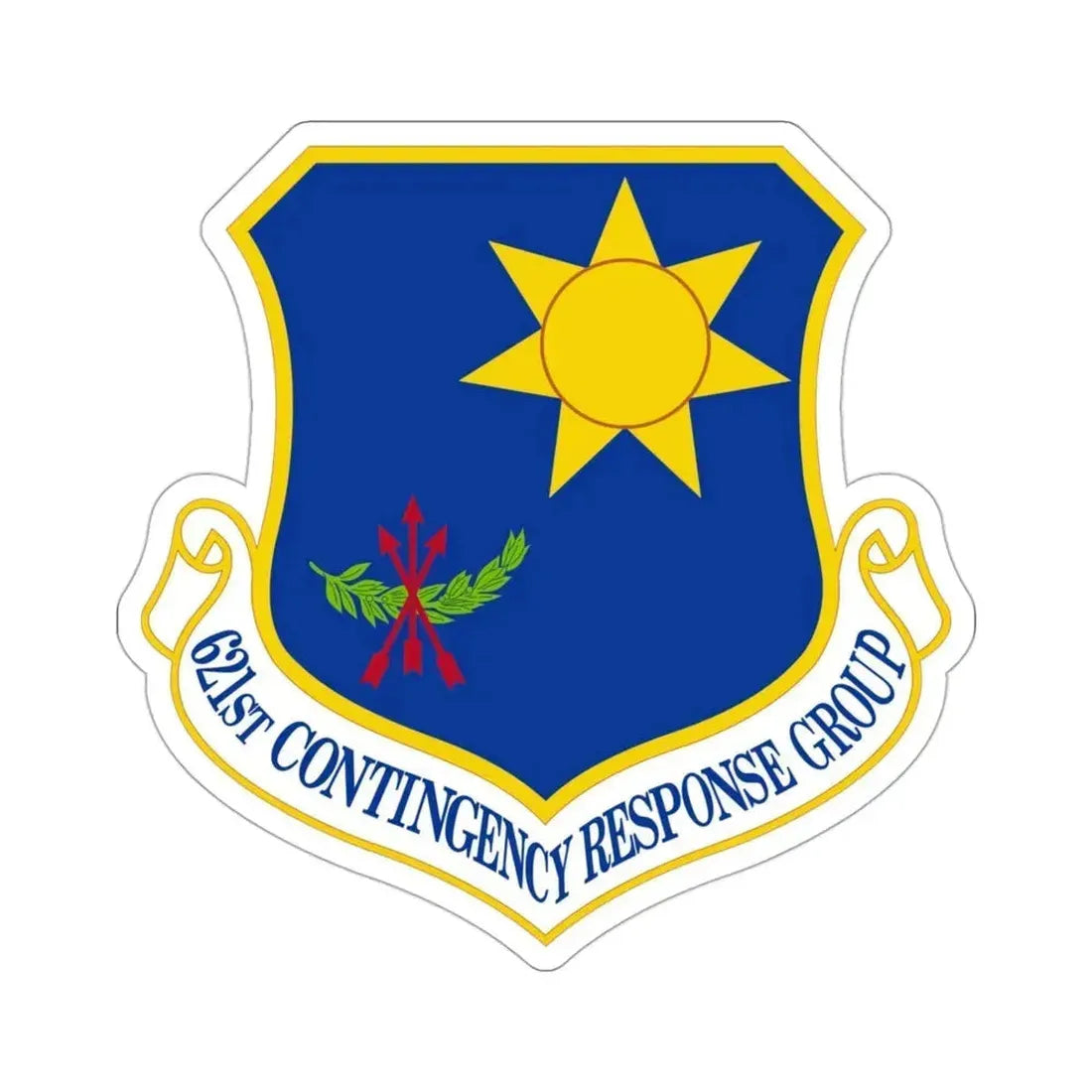 621 Contingency Response Group AMC (U.S. Air Force) STICKER Vinyl Die-Cut Decal 3 Inch - The Sticker Space