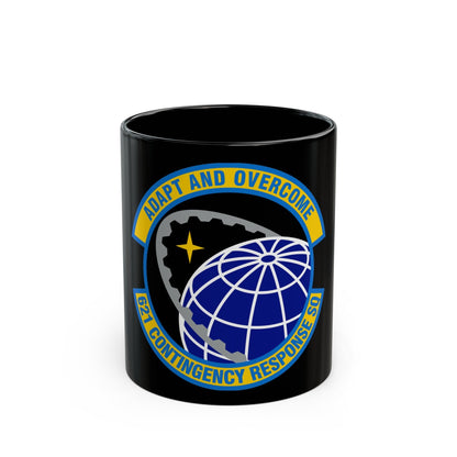 621 Contingency Response Squadron AMC (U.S. Air Force) Black Coffee Mug-11oz-The Sticker Space