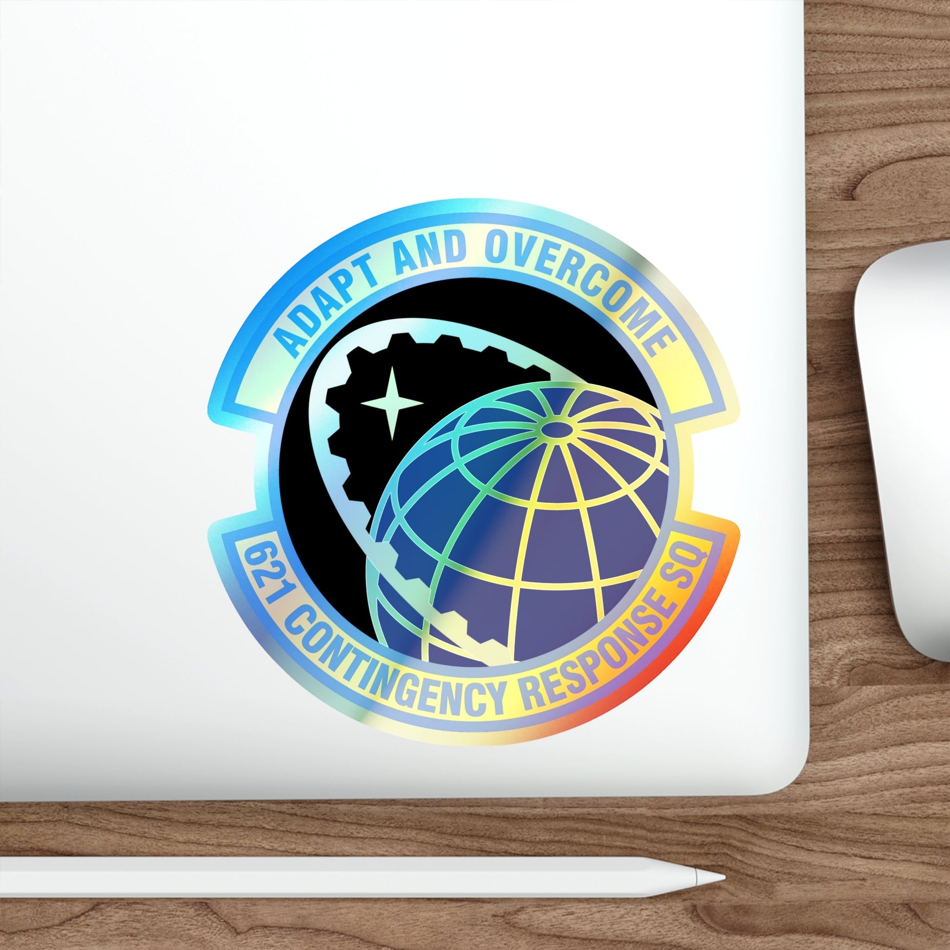 621 Contingency Response Squadron AMC (U.S. Air Force) Holographic STICKER Die-Cut Vinyl Decal-The Sticker Space