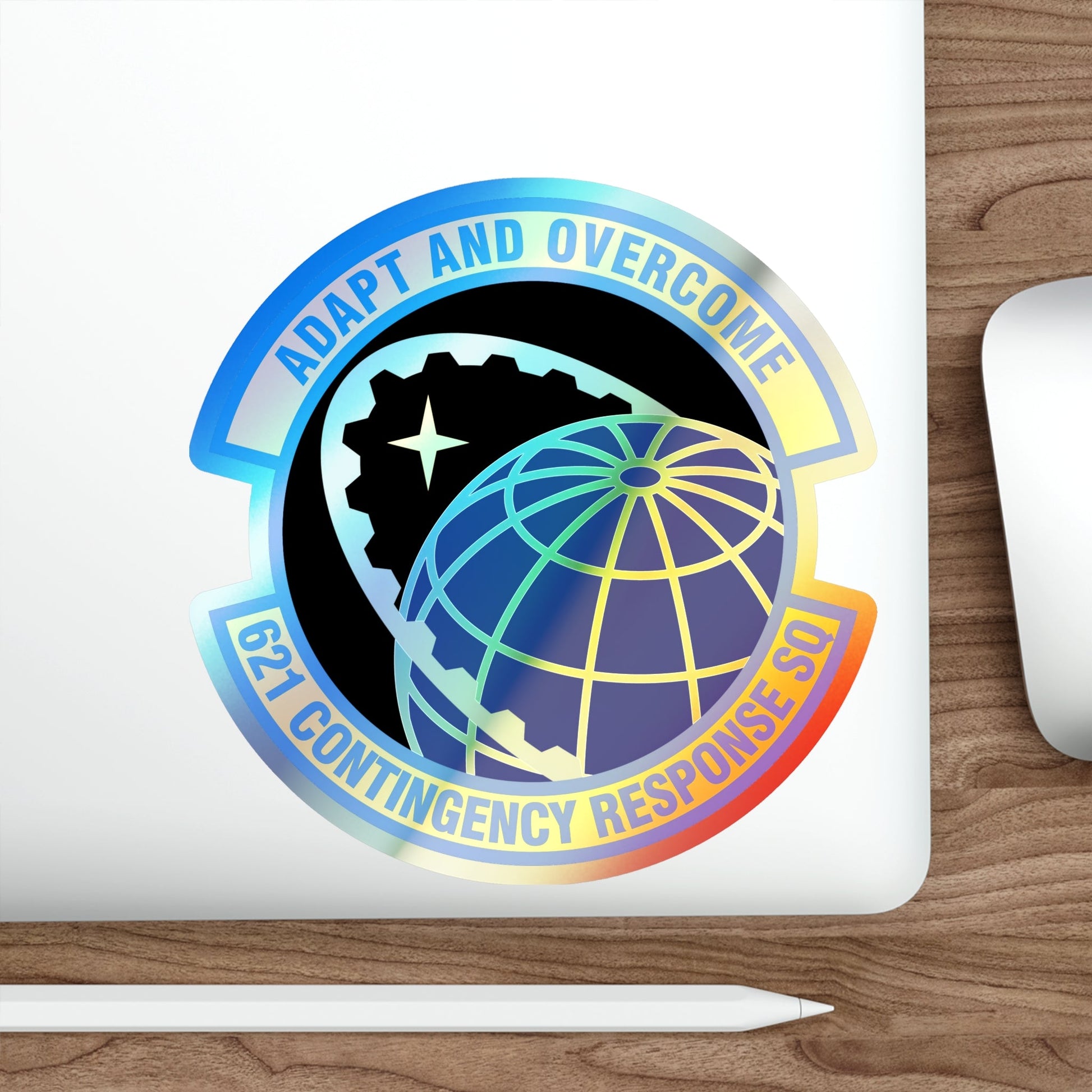 621 Contingency Response Squadron AMC (U.S. Air Force) Holographic STICKER Die-Cut Vinyl Decal-The Sticker Space