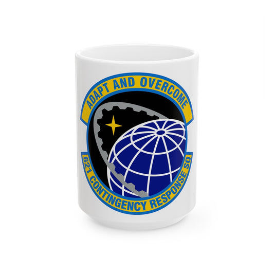 621 Contingency Response Squadron AMC (U.S. Air Force) White Coffee Mug-15oz-The Sticker Space