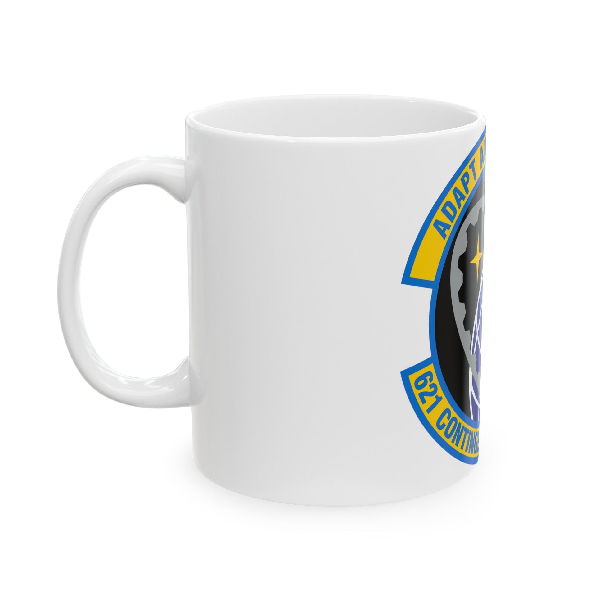 621 Contingency Response Squadron AMC (U.S. Air Force) White Coffee Mug-The Sticker Space