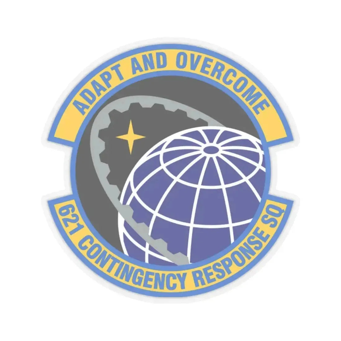 621 Contingency Response Squadron AMC (U.S. Air Force) STICKER Vinyl Kiss-Cut Decal 2 Inch Transparent - The Sticker Space