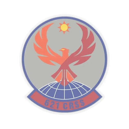 621 Contingency Response Support Sq AMC (U.S. Air Force) STICKER Vinyl Kiss-Cut Decal 3 Inch Transparent - The Sticker Space