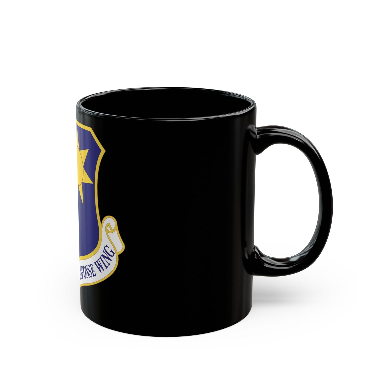 621 Contingency Response Wing AMC (U.S. Air Force) Black Coffee Mug-The Sticker Space