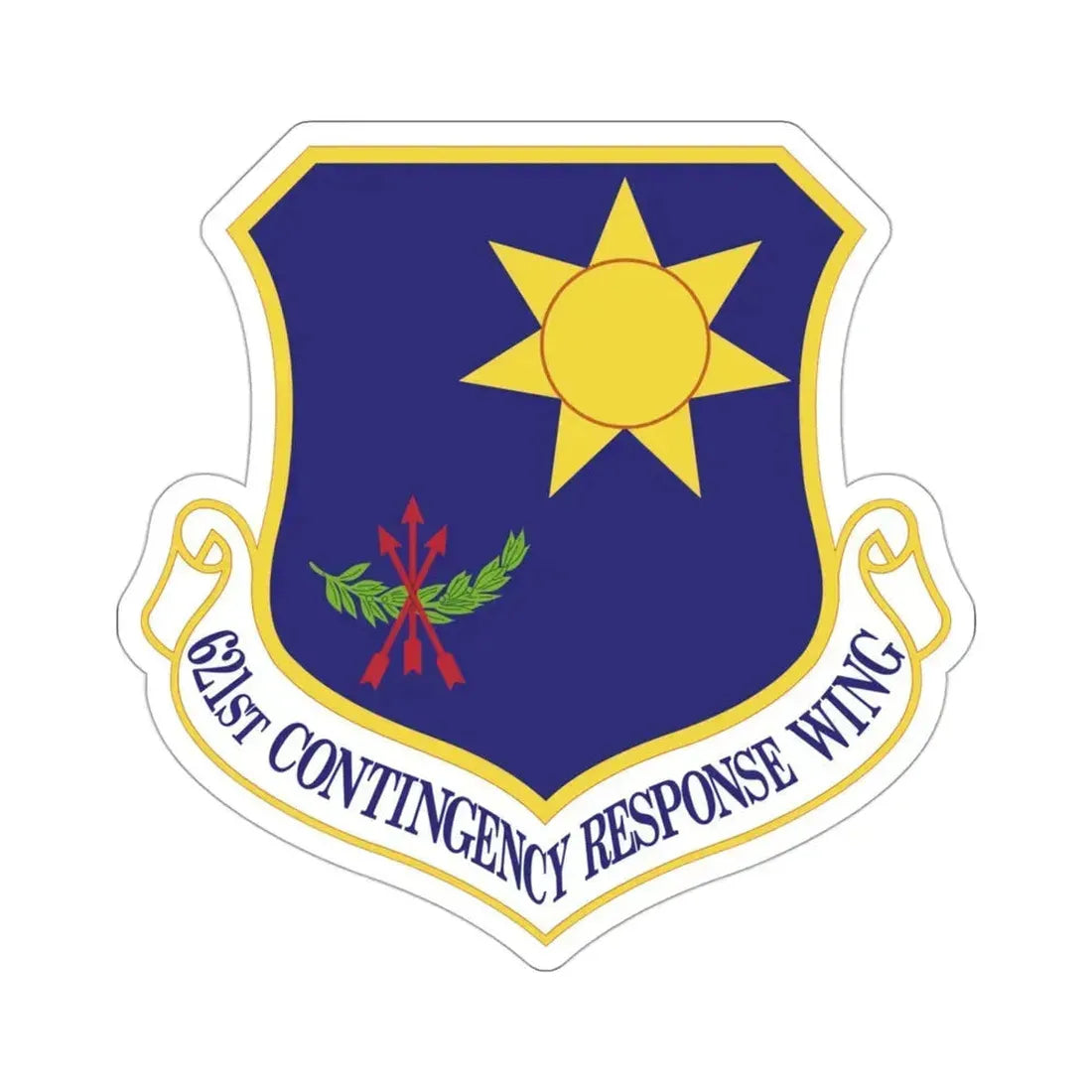 621 Contingency Response Wing AMC (U.S. Air Force) STICKER Vinyl Die-Cut Decal 3 Inch - The Sticker Space