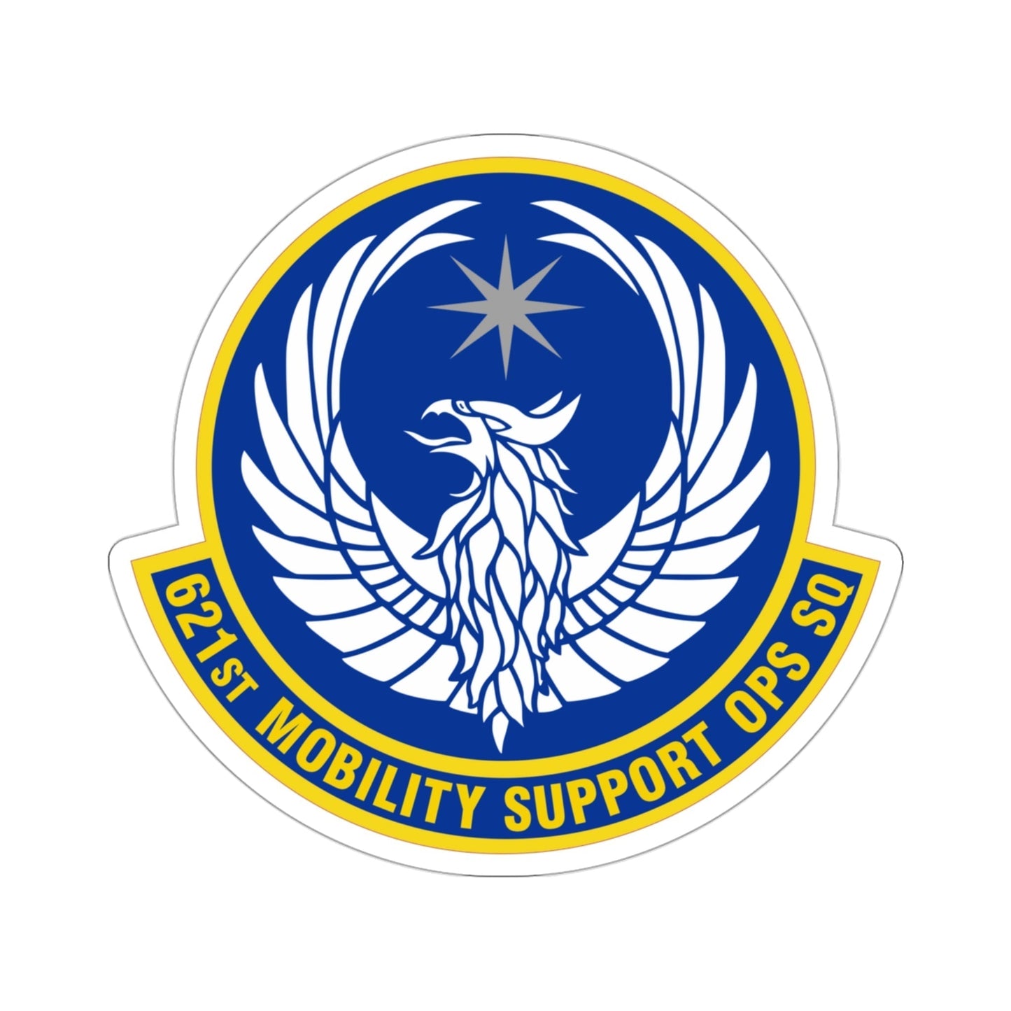 621 Mobility Support Operations Squadron AMC (U.S. Air Force) STICKER Vinyl Die-Cut Decal-3 Inch-The Sticker Space