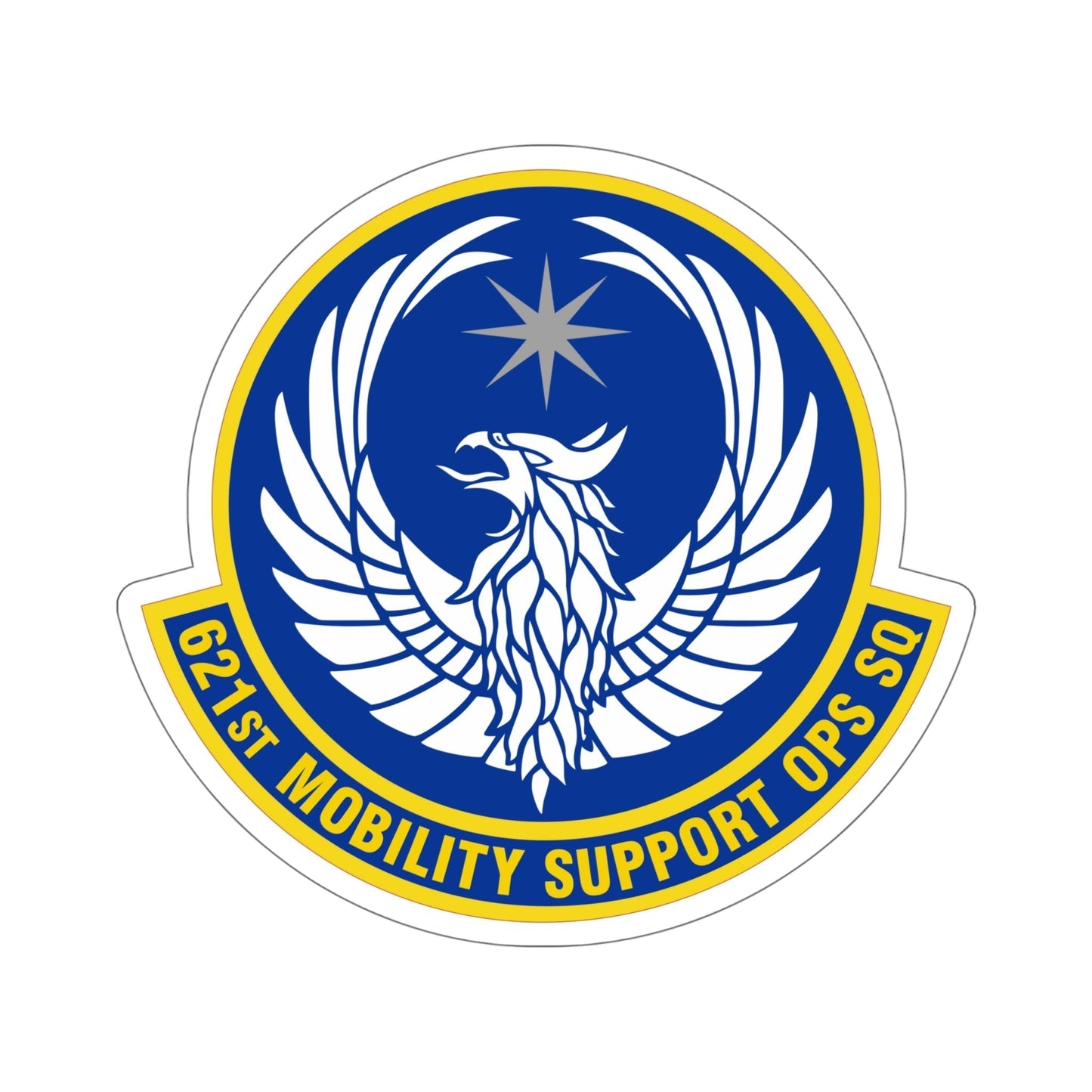 621 Mobility Support Operations Squadron AMC (U.S. Air Force) STICKER Vinyl Die-Cut Decal-6 Inch-The Sticker Space