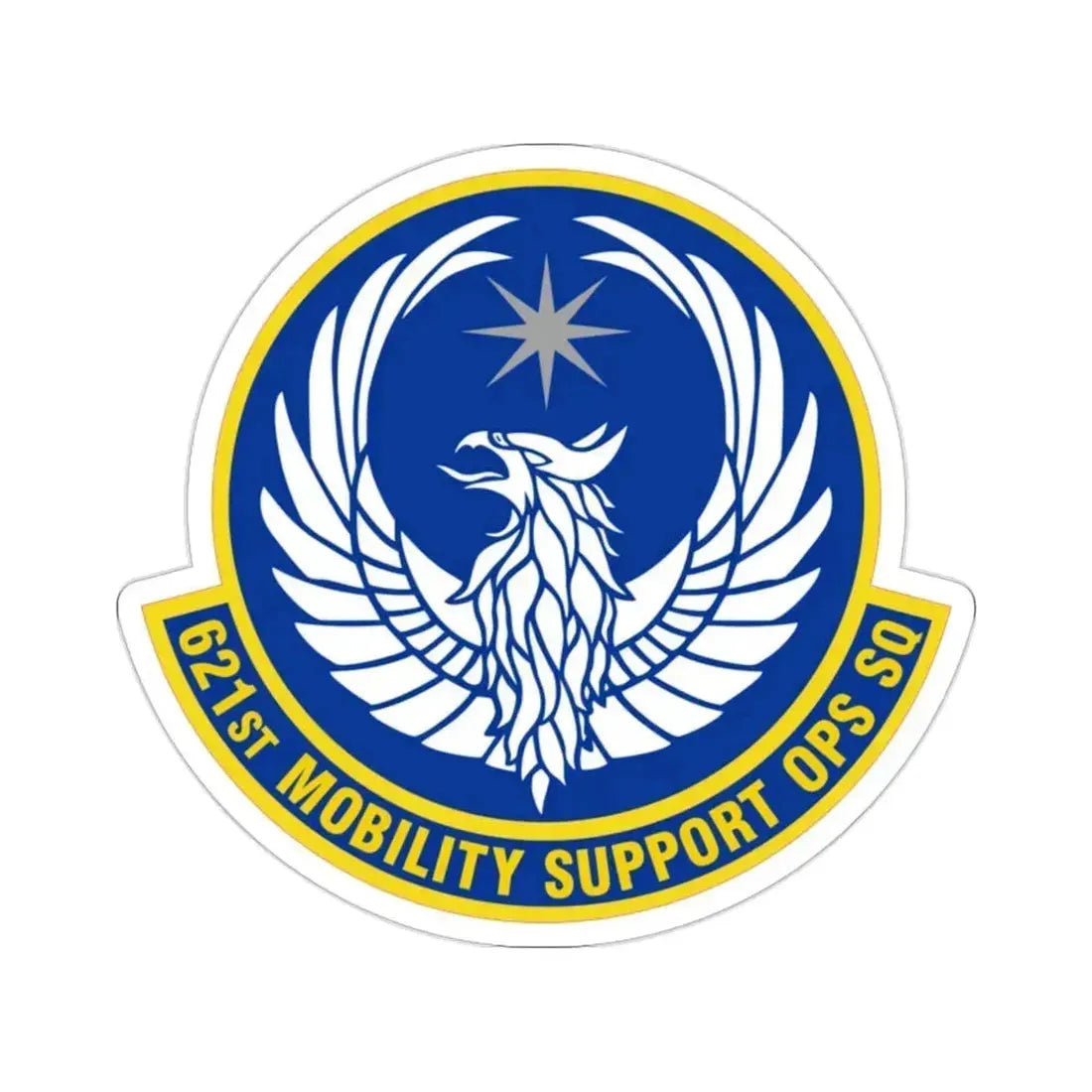 621 Mobility Support Operations Squadron AMC (U.S. Air Force) STICKER Vinyl Die-Cut Decal 2 Inch - The Sticker Space