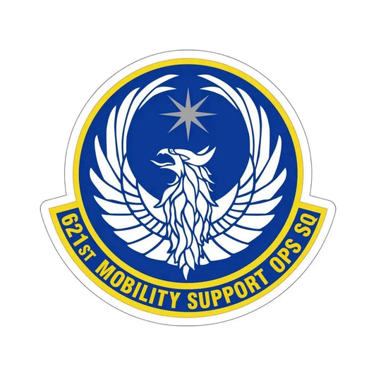 621 Mobility Support Operations Squadron AMC (U.S. Air Force) STICKER Vinyl Die-Cut Decal 6 Inch - The Sticker Space
