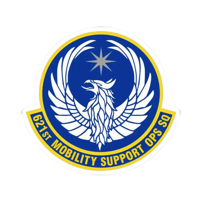 621 Mobility Support Operations Squadron AMC (U.S. Air Force) STICKER Vinyl Kiss-Cut Decal 2 Inch White - The Sticker Space