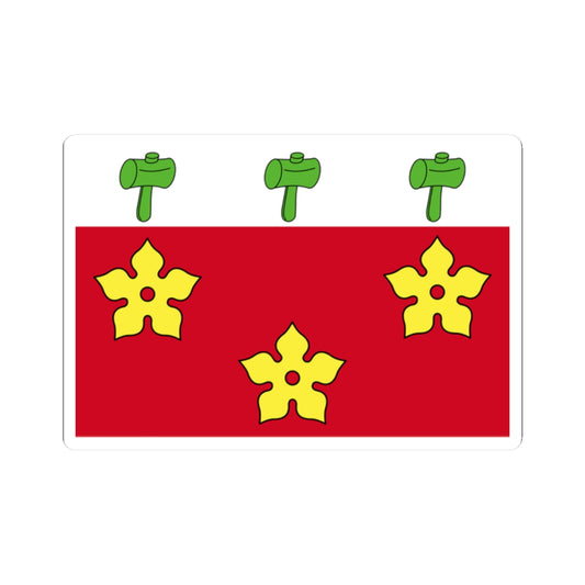 Flag of Alette (France) STICKER Vinyl Kiss-Cut Decal
