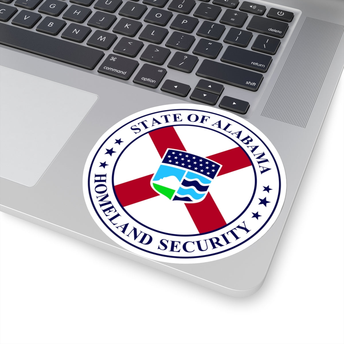 Seal of the Alabama Department of Homeland Security - STICKER Vinyl Kiss-Cut Decal