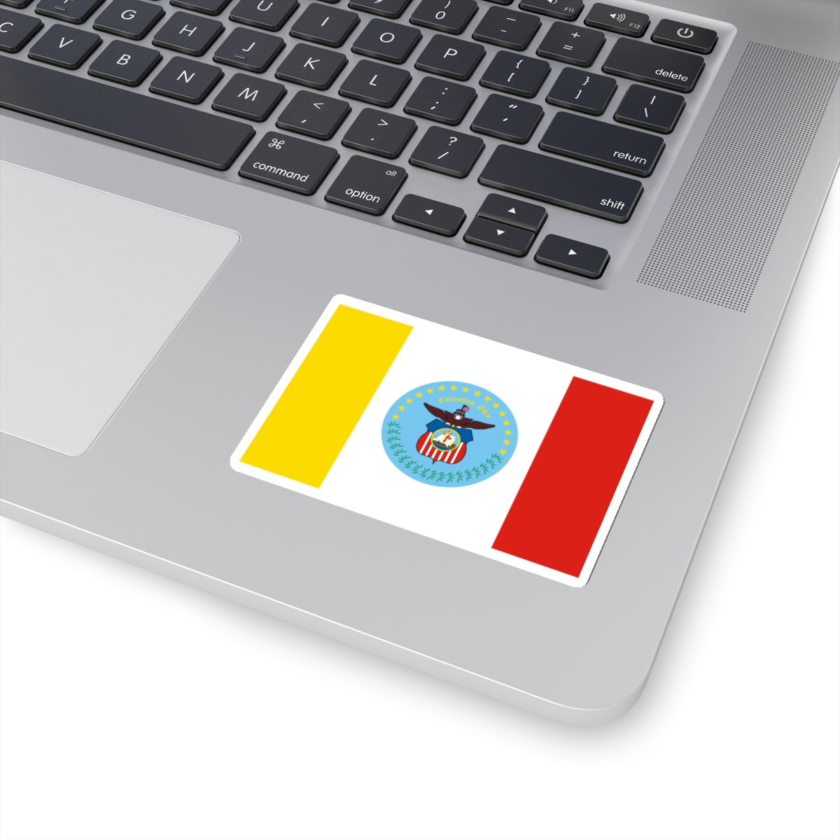 Flag of Columbus, Ohio - STICKER Vinyl Kiss-Cut Decal