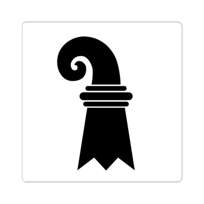 Flag of Canton of Basel Switzerland - STICKER Vinyl Kiss-Cut Decal