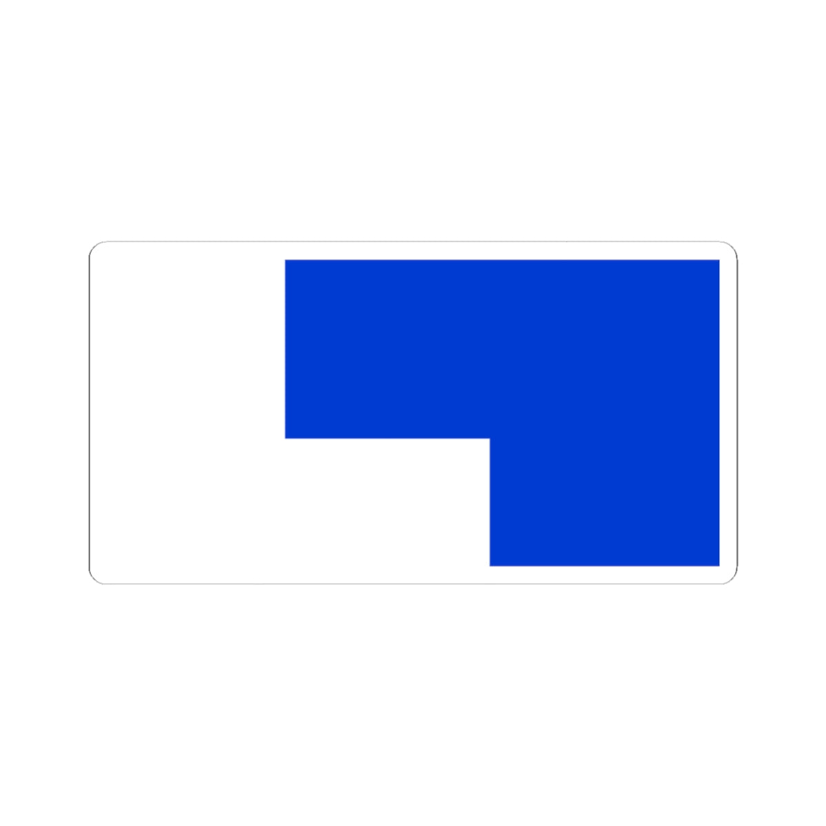 Flag of Lundy (England) STICKER Vinyl Kiss-Cut Decal