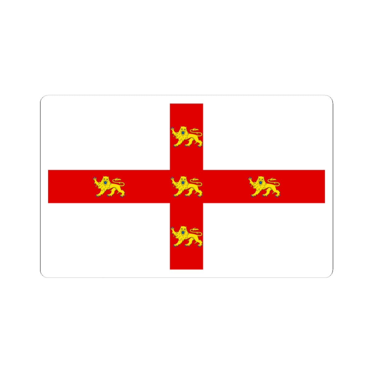 Flag of York (England) STICKER Vinyl Kiss-Cut Decal
