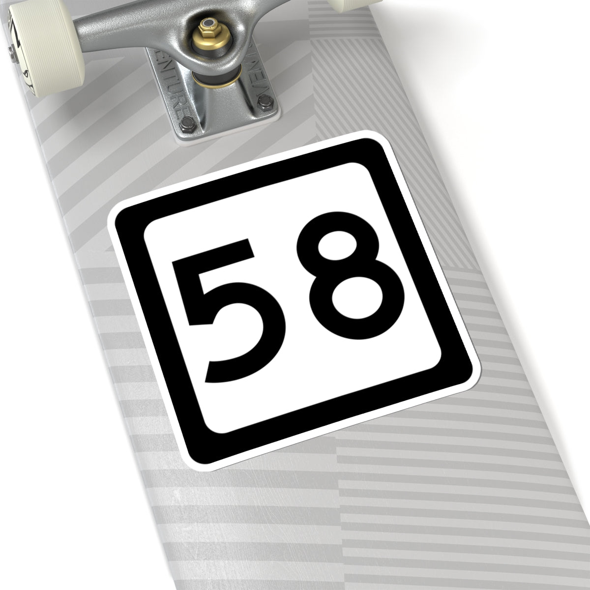 WV-58 (Virginia) (Road Sign) STICKER Vinyl Kiss-Cut Decal