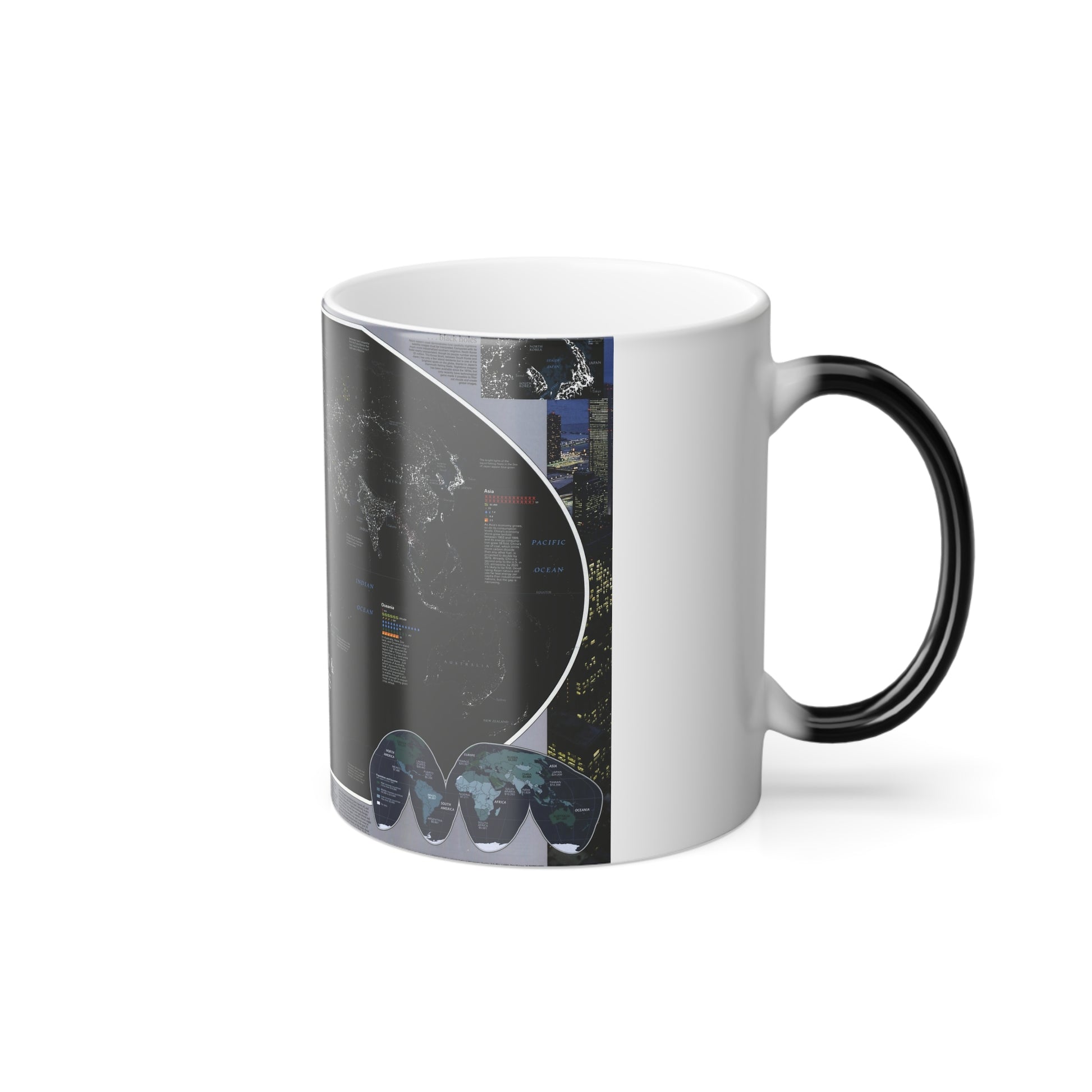 World Map - Population and Resources (1998) (Map) Color Changing Mug 11oz-11oz-The Sticker Space