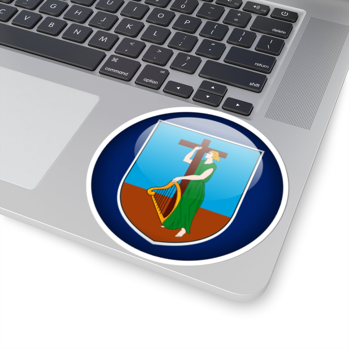 Flag orb Montserrat (United Kingdom) STICKER Vinyl Kiss-Cut Decal