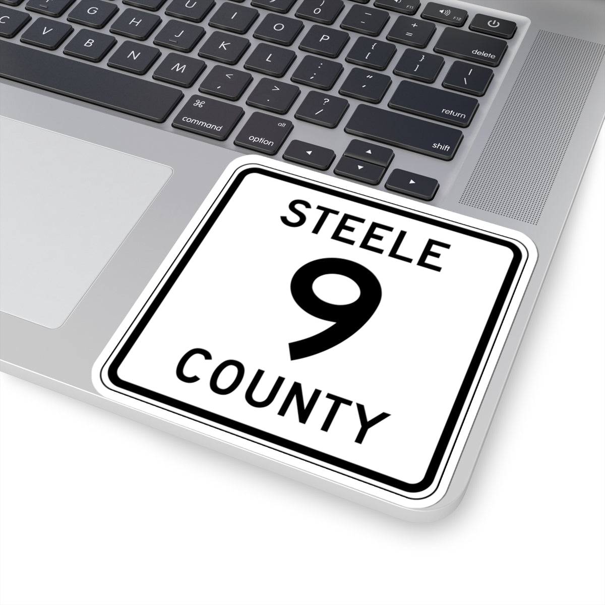 Steele County Route 9 MN (Minnesota) (Road Sign) STICKER Vinyl Kiss-Cut Decal