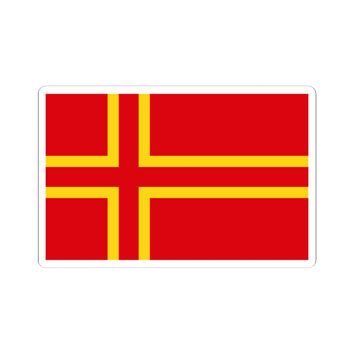 Flag of Normandy (France) STICKER Vinyl Kiss-Cut Decal