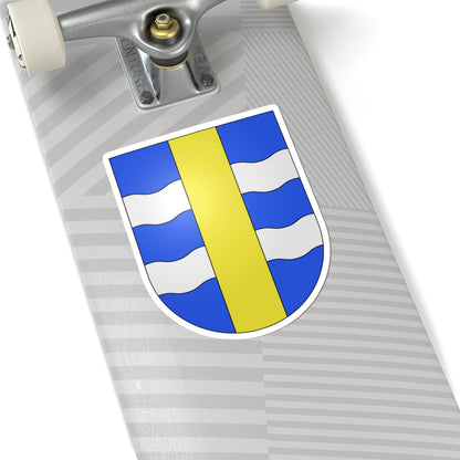 Puplinge-coat of arms (Switzerland) (Coat of Arms) STICKER Vinyl Kiss-Cut Decal