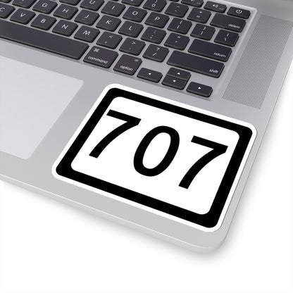 WV-707 (Virginia) (Road Sign) STICKER Vinyl Kiss-Cut Decal