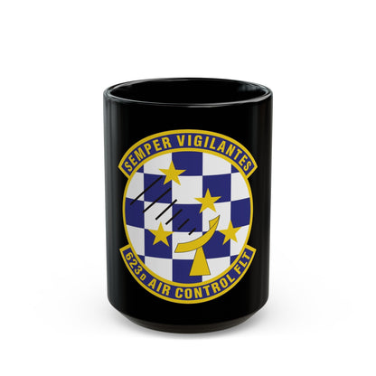 623 Air Control Squadron PACAF (U.S. Air Force) Black Coffee Mug-15oz-The Sticker Space