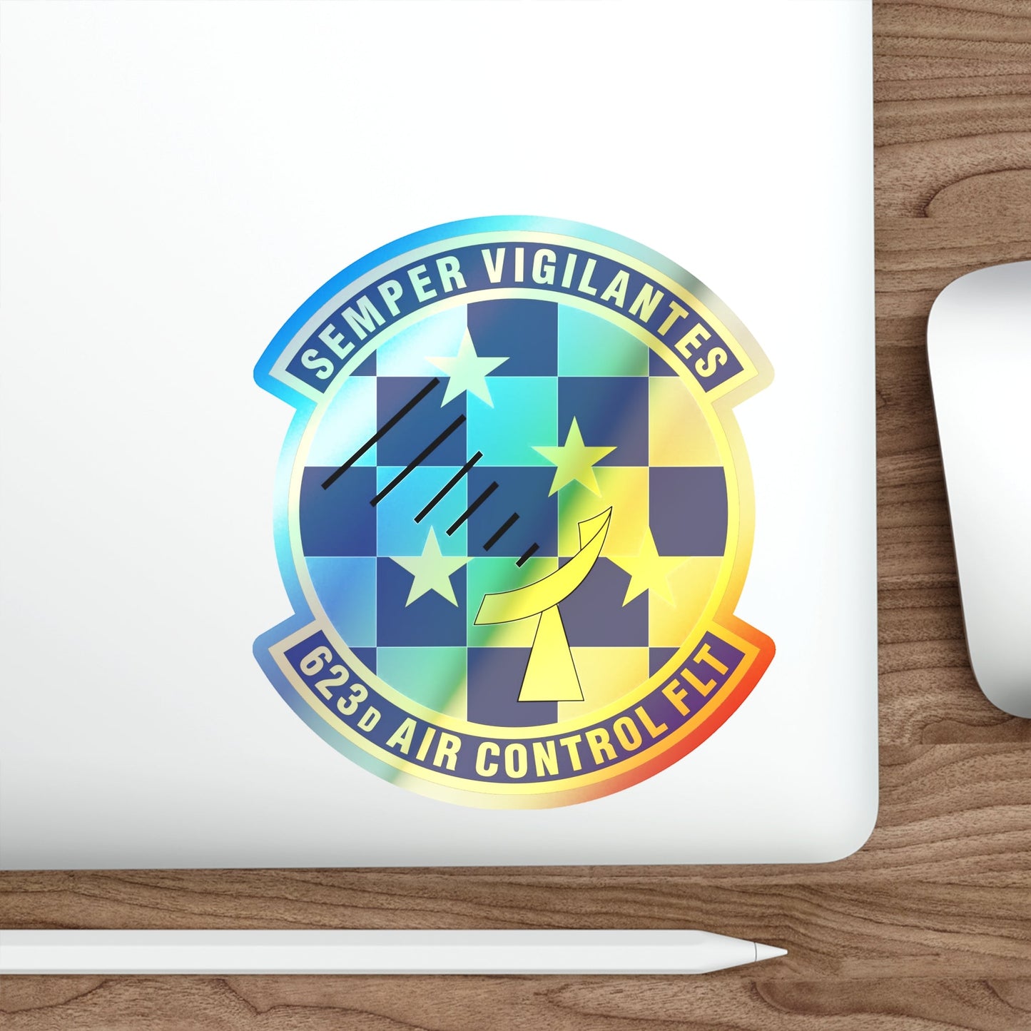 623 Air Control Squadron PACAF (U.S. Air Force) Holographic STICKER Die-Cut Vinyl Decal-The Sticker Space