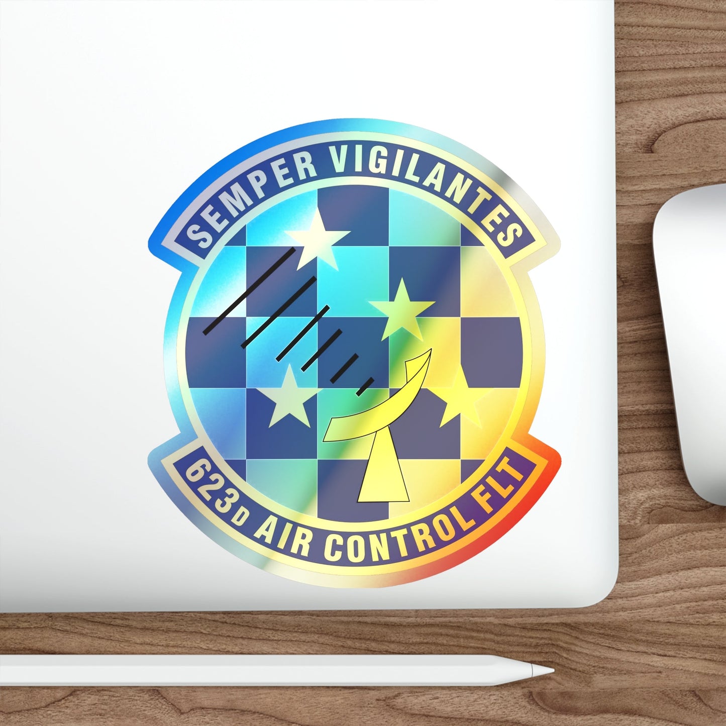 623 Air Control Squadron PACAF (U.S. Air Force) Holographic STICKER Die-Cut Vinyl Decal-The Sticker Space