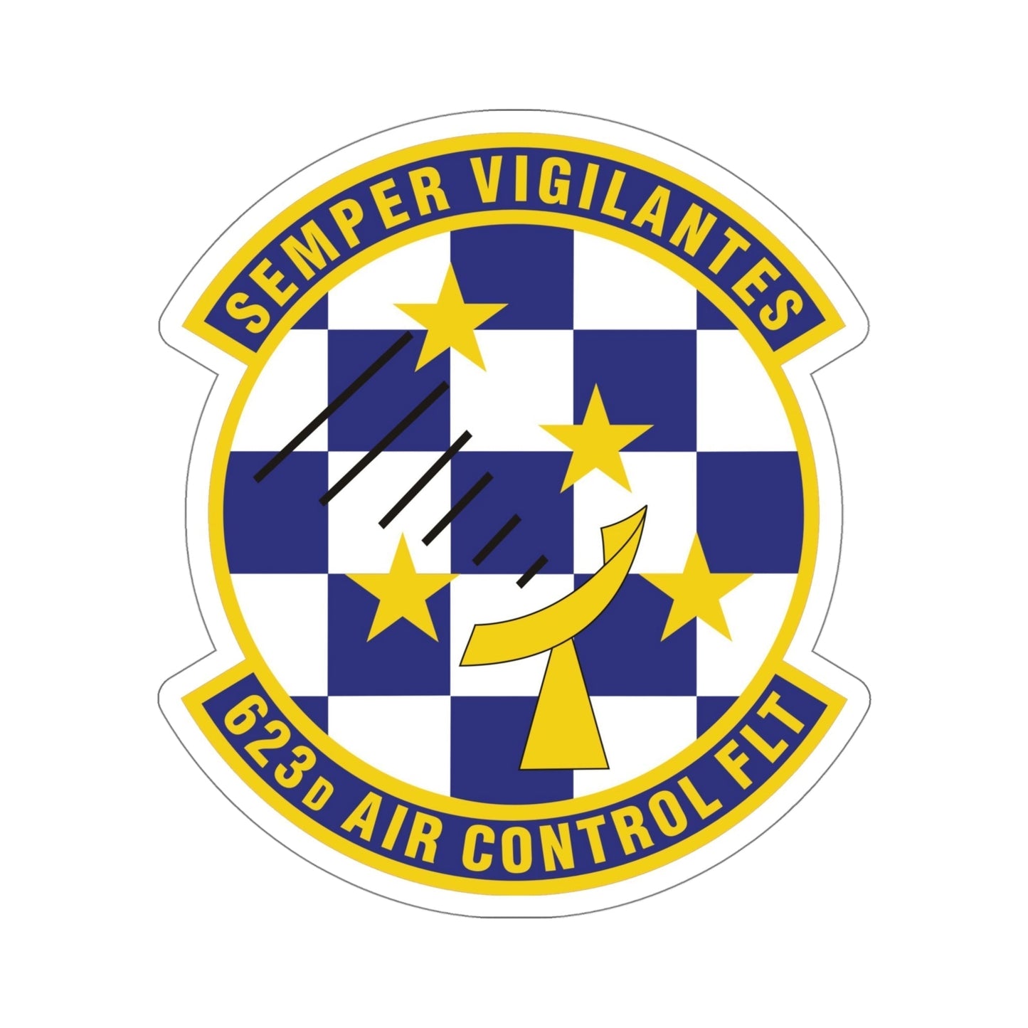 623 Air Control Squadron PACAF (U.S. Air Force) STICKER Vinyl Die-Cut Decal-5 Inch-The Sticker Space