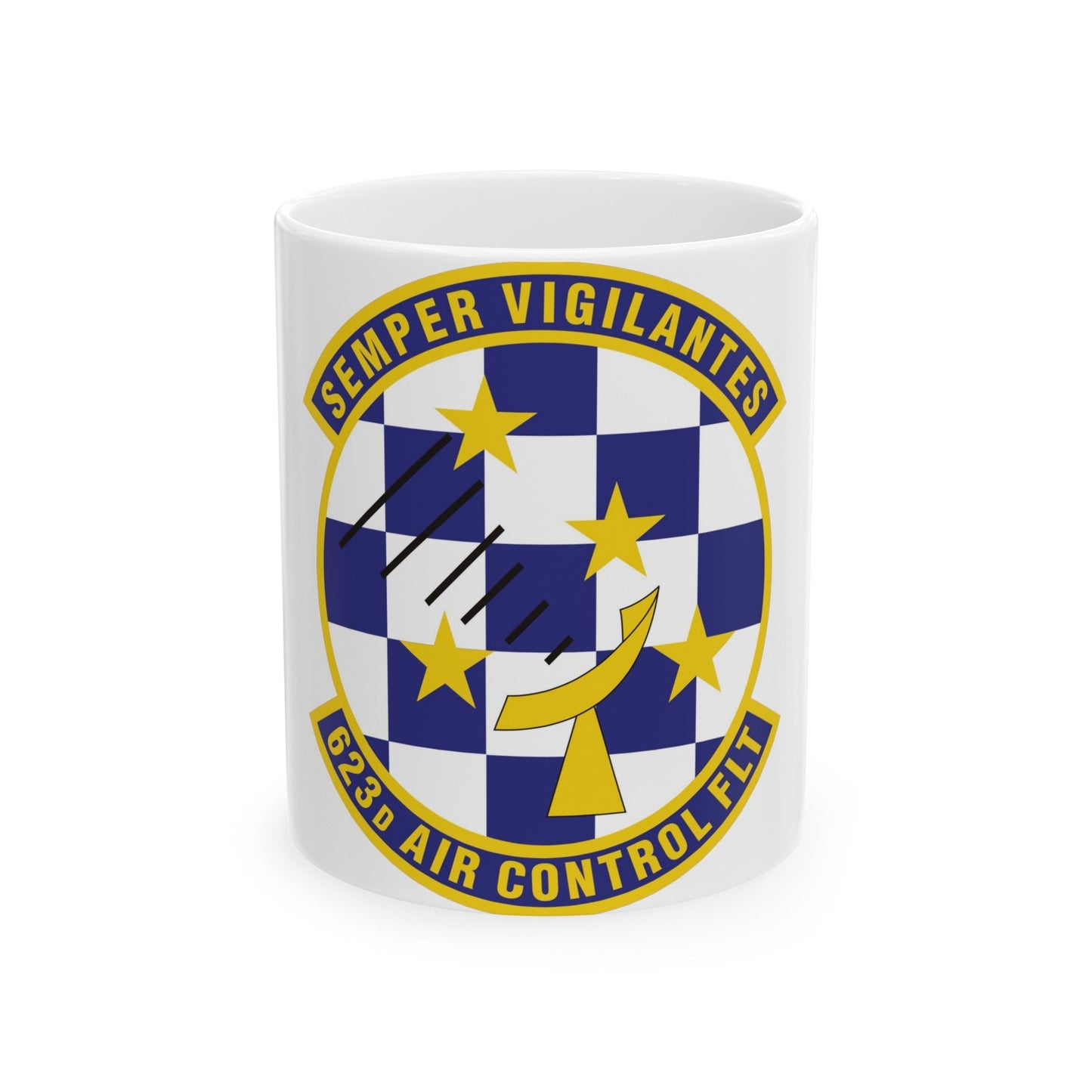 623 Air Control Squadron PACAF (U.S. Air Force) White Coffee Mug-11oz-The Sticker Space