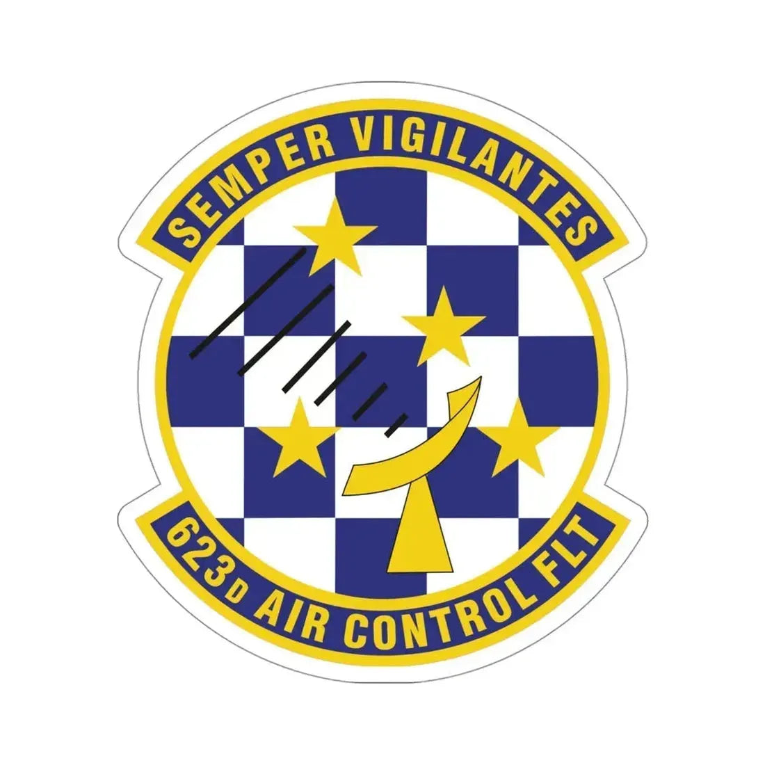 623 Air Control Squadron PACAF (U.S. Air Force) STICKER Vinyl Die-Cut Decal - The Sticker Space