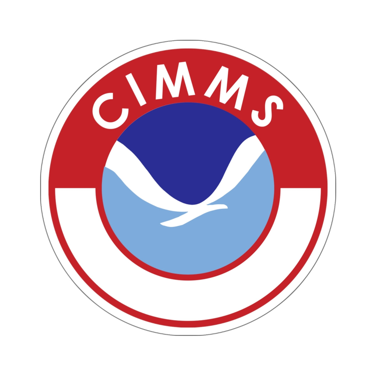 Cooperative Institute for Mesoscale Meteorological Studies CIMMS - STICKER Vinyl Kiss-Cut Decal