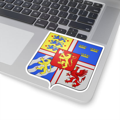 Armoiries Eric de Poméranie roi de Danemark (Sweden) (Coat of Arms) STICKER Vinyl Kiss-Cut Decal