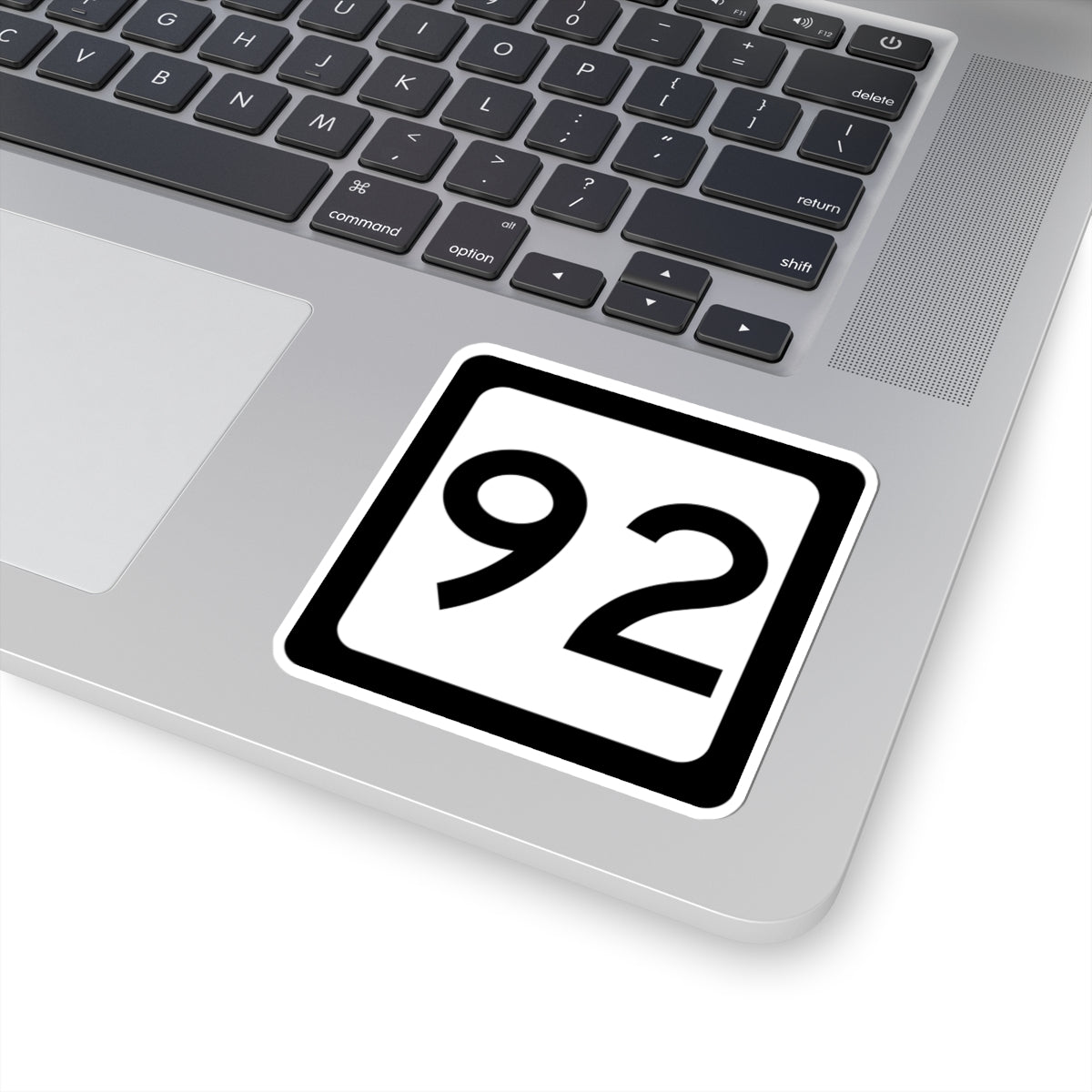 WV-92 (Virginia) (Road Sign) STICKER Vinyl Kiss-Cut Decal